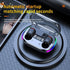 BD&M Wireless Earbuds, HiFi Digital LED Display Stereo Gaming Earbuds Bluetooth Headphones, TWS Wireless Earphones in-Ear Ear Buds, for Gaming, Wo...