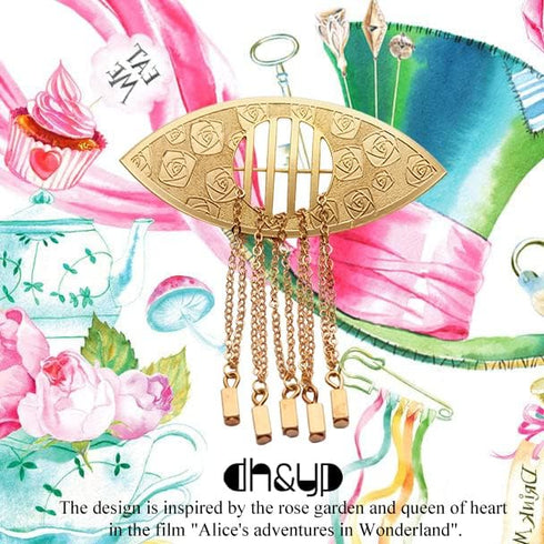 dh&yp Christmas brooch? Flirtatious Tassel Evil Eye Brooches & Pins, Alice in Wonderland Brooches, Independent designer and Artisan Limited Versio...
