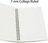 Yansanido Spiral Notebook, 6 Pcs A5 Cow Print Plastic Softcover 7mm College Ruled 80 Sheets -160 Pages Journals for Study and Notes (A5 6 Pcs)...