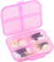 Travel Pill Organizer Small 8 Grid Compartments Pill Holder Box - Portable Medicine Container Case - Daily Weekly Medication Organizer...