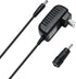 12V 1A Power Supply Adapter AC to DC Plug 5.5mm x 2.5mm 3.5mm x 1.35mm Wall Charger Replacement 4ft Power Cord Input 100-240V 50-60Hz Output 12 Vo...