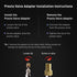 Presta Valve Adapter - Convert Presta to Schrader - French/UK to US - Inflate Tire Using Standard Pump or Air Compressor...