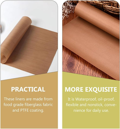 MAGICLULU 4 Sheets Baking Dish Cloth Macaron Silicone Baking Mats Baking Tray Mat Baking Oilcloth Silicon Baking Mat Non Silicone Bakeware Oilproo...