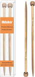 Mdoker Bamboo Knitting Needle Straight Single Pointed Sweater Knitting Needles 13.8-inch Length for Handmade DIY Knitting Projects,Size US 6(4mm)....