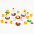 CCINEE 30PCS Chicken Family Fairy Garden Accessories Chicken Hen Egg Miniature Figurines Fairy Garden Mini DIY Ornament Micro Landscape Decoration...