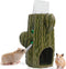 Hamster Water Bottle, 2-in-1 Adjustable Hamster Water Bottle for Glass Tank 80ML Gerbil Water Bottle with Stand, No Drip Ceramic Water Bottle Hold...