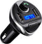Criacr Aux Bluetooth Adapter for Car, HandsFree Call Dual Ports Charger, FM Radio Transmitter Receiver, Mp3 Audio Wireless Music Player HI-FI Ster...