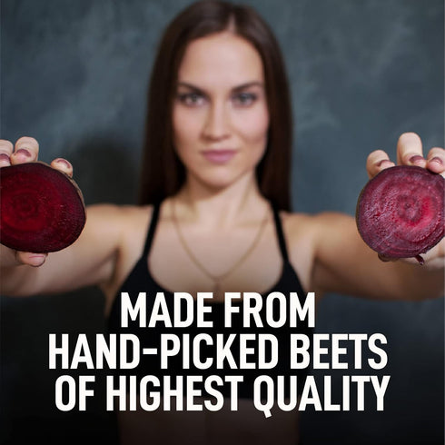 Beet Root Powder - 16oz, 100% Natural Nitric Oxide Booster, Beet Juice Powder, Superfood for Healthy Heart, Beets Powder Supplement, Beetroot Powd...