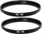 (2 Pcs) 55-58MM Step-Up Ring Adapter, 55mm to 58mm Step Up Filter Ring, 55mm Male 58mm Female Stepping Up Ring for DSLR Camera Lens and ND UV CPL ...
