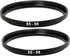(2 Pcs) 55-58MM Step-Up Ring Adapter, 55mm to 58mm Step Up Filter Ring, 55mm Male 58mm Female Stepping Up Ring for DSLR Camera Lens and ND UV CPL ...