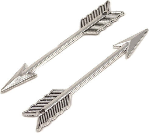 Honbay 20PCS 2.4inch Antique Silver Alloy Arrow Charms Pendant for Jewelry Making or DIY Crafts...