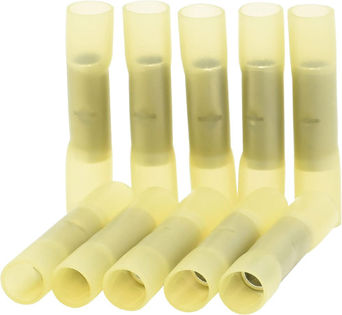 Conext Link BCHS-W25 Heat Shrink Butt Connector 25 Pack (26-24 Gauge Yellow)...