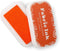 Fabric Ink Pads for Rubber Stamps, Washable Craft Ink Pads for Card Making Scrapbook, Permanent Ink Pad for Wood, Paper, 3.7 x 2.1" (Orange, 212)...