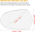 X AUTOHAUX Car Rearview Mirror Glass Replacement with Backing Plate Heated Left Side Driver Side for Audi A6 Quattro S6...