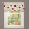 Lush Decor Royal Embrace Valance Floral Window Kitchen Curtain (Single), 18” x 42”, Blue...