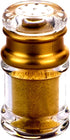 Acrylic Condiment Salt Pepper Chili Powder Shaker Cruet Bottle Seasoing Spices Pot Jar with nine-hole cover, Gold&Clear,?5xH9.4cm,75ml, YTBH-0819...