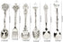 Fdit 6Pcs/Set Vintage Carved Coffee Spoon Teaspoon Retro Zinc Alloy Dessert Coffee Tableware Spoons Cutlery Kitchen(Silver)...