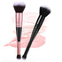 2PCS Double Ended Makeup Brushes, Foundation Makeup Brush Flawless Powder Brush Concealer Cream Cosmetics Blush brush for Blending Liquid Highligh...