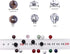 Colle 418Pcs Stone Jewelry Making Kit, Crystal Stone Bracelet Making Kit, Crystal Natural Stone Healing Beads for Jewelry Making, Bracelet Making ...