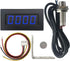 DIGITEN 4 Digital Blue LED Tachometer RPM Speed Meter + Hall Proximity Switch Magnet Sensor NPN + Sensor Mounting Holder for Lathe Conveyor Belt...