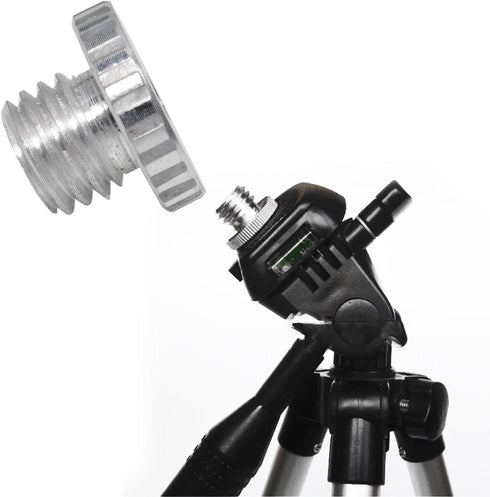2PCS 1/4 to 5/8 Screw Tripod Adapter Threaded Screw Adapter for Tripod Laser Level Adapter...