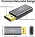 Displayport to HDMI Adapter 4K 24K Gold Plated Displayport DP to HDMI Female Converter?Uni-Directional Display Port to HDMI Converter Compatible f...
