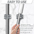 3-H Broom Hanger,Mop Holder Wall Mount 8 Pack, Broom Holder Wall Mount for Hanging and Organizing Shovel,Rake,Brush,Yard Tools in Kitchen,Laundry ...