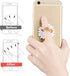 3-Pack Phone Ring Holder 360 Rotation Glitter Bling Bling Finger Bracket Stand Grip Kickstand for Smartphones,Tablets,Pads (Daisy Pink/White/Green...