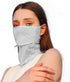 Neck Gaiter Balaclava Sun Protective Face Bandana with Ear Loops Ice Silk Veil UV Protection Face Cover for Summer Outdoor Activities...