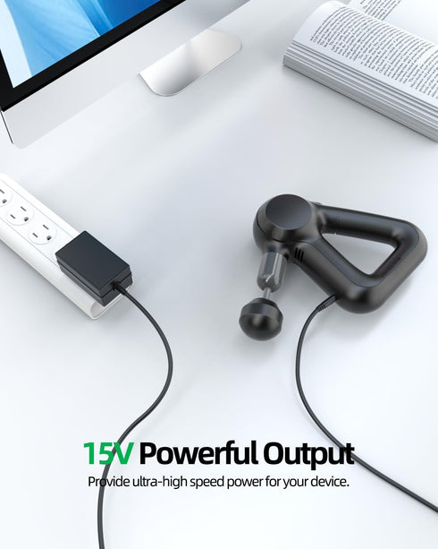 15V Charger Replacement for Theragun Mini Prime G4 Massage Gun Power Supply Adapter Cord...