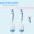 Baby Bottle Brush 4 in 1, Bottle Cleaner Brush Set, with 1P Nylon Bottle Brush Cleaner, 1P Bottle Cap Brushes, 2P Straw Brushes, Bottle Brush with...