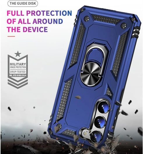 for Samsung Galaxy S23 Case with HD Screen Protector : Military Grade 16ft Drop Tested Ring Shockproof Protective Phone Case - Samsung Galaxy S23 ...