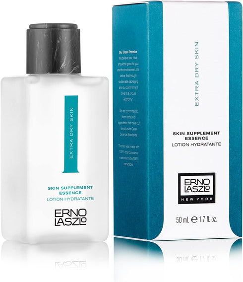 Erno Laszlo Extra Dry Skin Supplement Essence, Travel Size | Hydrating Alcohol-Free Facial Toner for Flaky Skin | Refresh Skin Complexion | 1.7 Fl...
