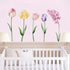 Runtoo Large Flower Wall Decals Tulip Floral Wall Art Stickers Bedroom Living Room Kids Baby Nursery Home Decor...