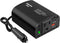 150W Car Power Inverter DC 12V to 110V AC Car Plug Outlet Adapter with PD 25W USB C & QC3.0 Car Laptop Charger......