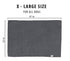 oyapet® Dog Towel Super Absorbent Large Microfiber Towel Dog Bath Towels for Drying Dogs Large (Dog Towels Pet Bath and Grooming- Grey - Large - 3...
