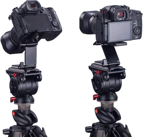 Universal Flex Tilt Head Z Mount Bracket Arca-Swiss Tripod Head Quick Release Plate Mounting for Monopod Slider Rail Cage Rig Stabilizer Gimbal Co...