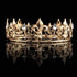 SNOWH Full King Crown Gold - Men's Crowns and Tiaras, Metal Birthday Crown, Prom Hair Accessories Costume Party Decorations for Adults and Boys...
