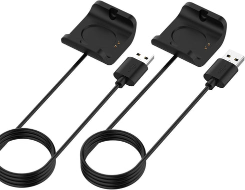 2-Pack Charger Compatible with Amazfit bip S Charger Replacement Charging Dock 3.3ft USB Cable for Amazfit Bip S A1805...