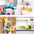 Silicone Cooking Pinch Grips Oven Mitts - Finger Protector Pot Holder for Kitchen,Cooking,Baking,BBQ - Heat Resistant Gloves, 2 Pairs (Blue and Gr...