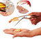 ELEDUCTMON Shrimp Deveiner Tool with Ergonomic Handle - 2-in-1 Prawn Cleaner & Seafood Peeler Knife for Kitchen, Restaurants, BBQ - Dishwasher Saf...