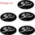 5 Pairs Eyeglasses Nose Pads,Push-in Glasses Nosepads,13mm Soft Silicone Nose Pieces/Nose Guards Replacement for Frame/Air Frames/Rimless Eyewear ...