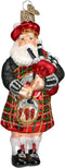Old World Christmas Ornaments: Assortment of Santas Glass Blown Ornaments for Christmas Tree, Highland Santa...