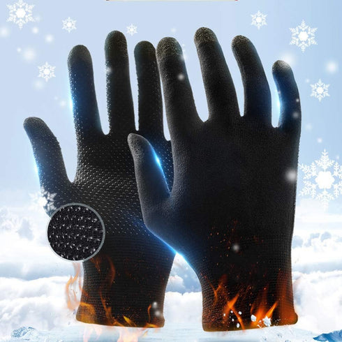 Gaming Gloves for Touchscreen, High-Sensitive Anti-Sweat Breathable Seamless Game Gloves for PUBG Mobile/Knives Out/Rules of Survival...