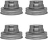 Stainless Steel Mason Jar Shaker Lids with Silicone Seals for Dredge Flour,Mix Spices,Sugar, Salt, Peppers and Any Regular Mouth Mason Jar Canning...