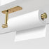 VAEHOLD Self Adhesive Paper Towel Holder Under Cabinet Mount, Wall Mounted Paper Towel Roll Holder for Kitchen, Bathroom, Wall - SUS304 Stainless ...