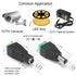 DC Power Connector 15 Pairs 12V Male+Female 2.1x5.5MM DC Power Jack Plug Adapter Connector for CCTV Camera and LED Strip Light...