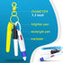 24 pieces Mini Highlighter Nurse Pen Pack Set Nurse Pens for Badge include 6 pieces Tip Highlighter 6 pieces Permanent Marker Pen And 6 pieces Ret...