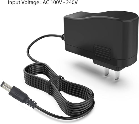 27V Power Cord for Sharper Image 1011666 1012667 1013002 1013983 1013985 Powerboost Deep Tissue Cordless Massager Gun Charger AC/DC Adapter Supply...