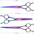 Dog Scissors for Grooming with Safety Blunt Tip, Dog Grooming Scissors Set for Pets, Professional 7 in 1 Grooming Scissors for Dogs and Cats - 6CR...